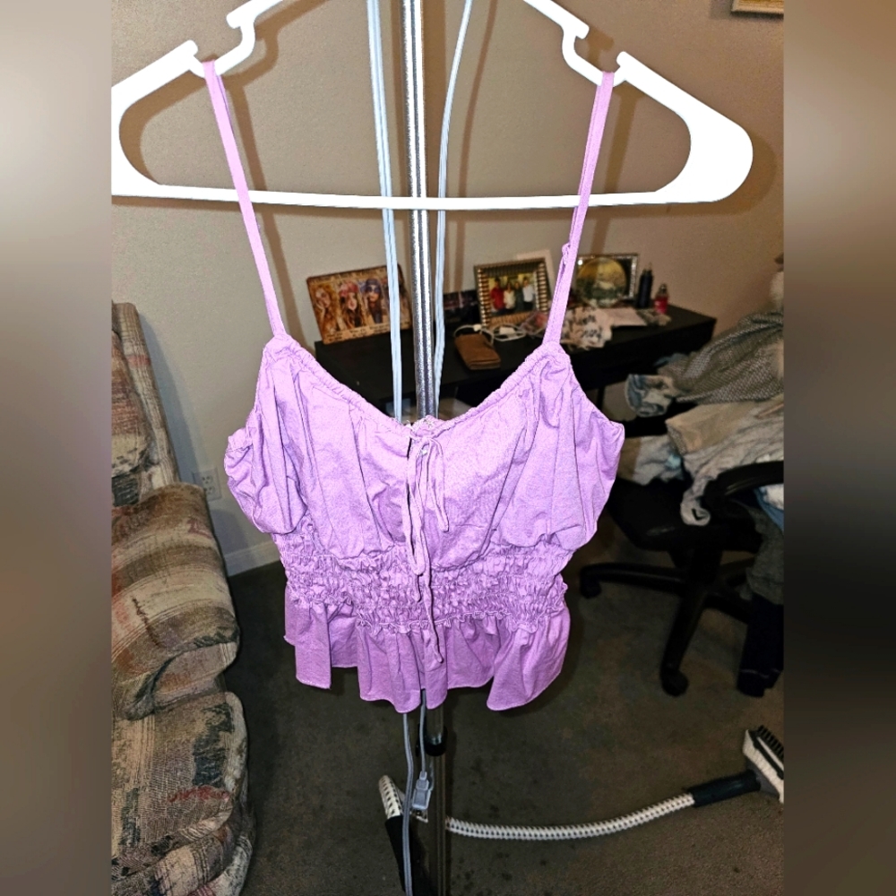 WAYF Purple Summer Top